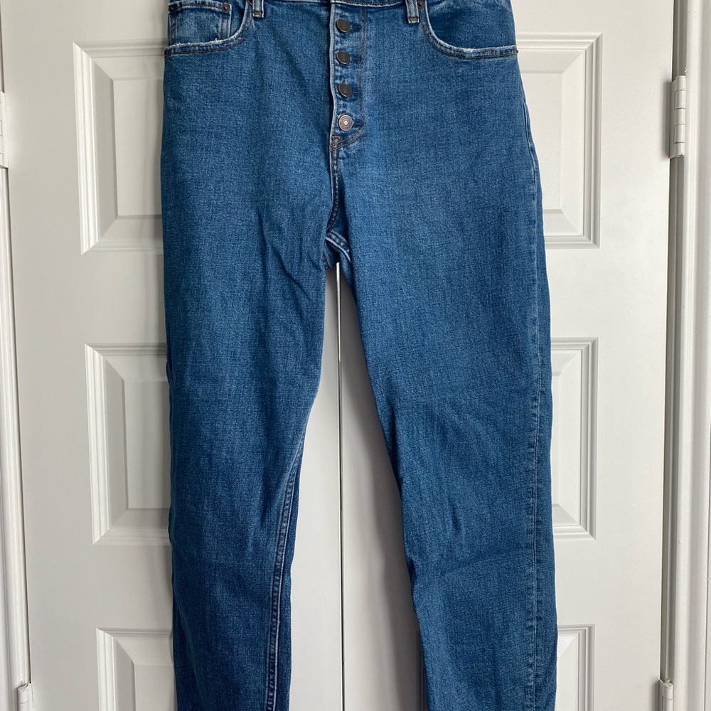 Abercrombie High Rise Mom Jeans